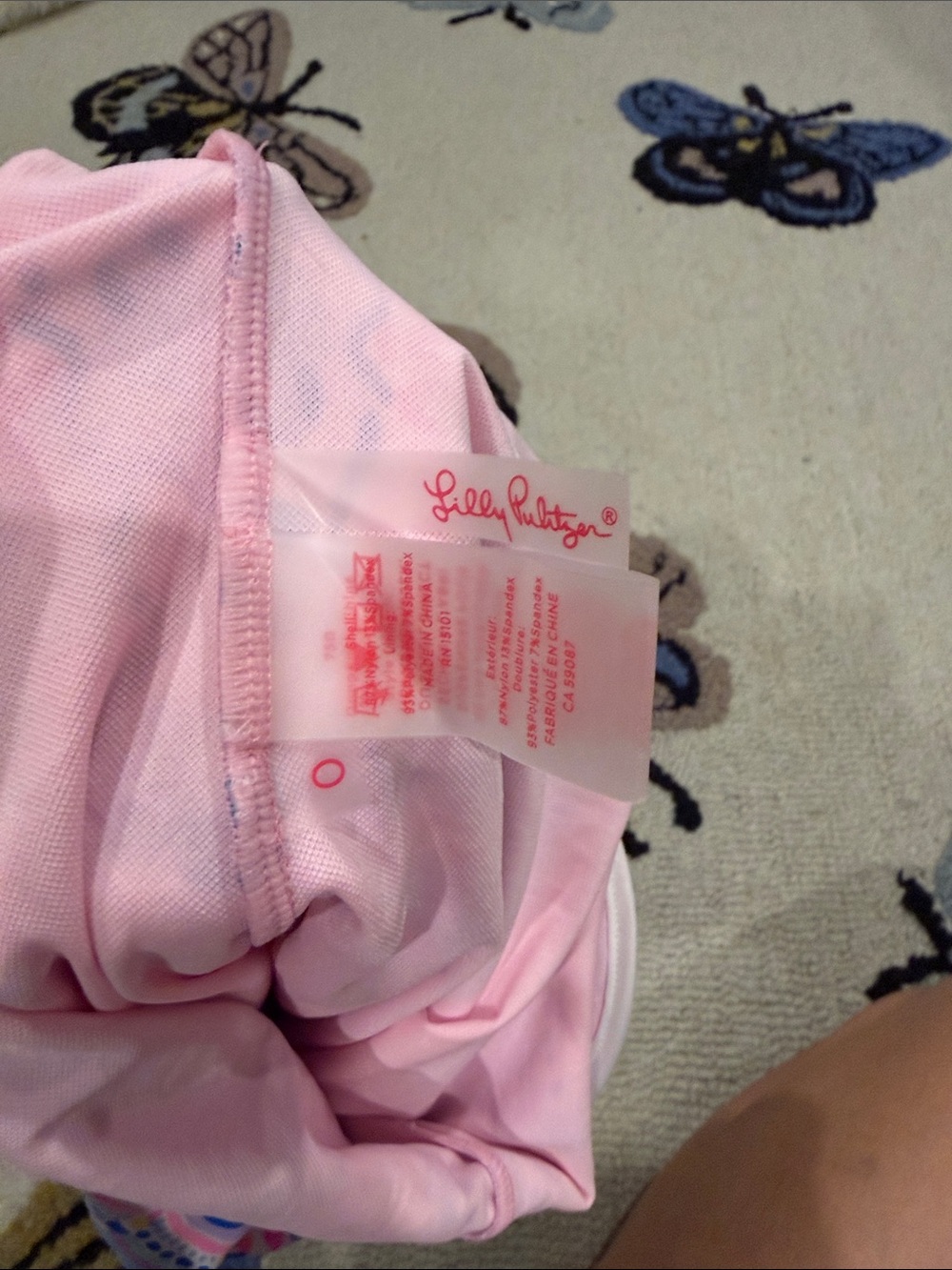 Lilly Pulitzer one piece with a paisley pattern - Picture 3 of 3